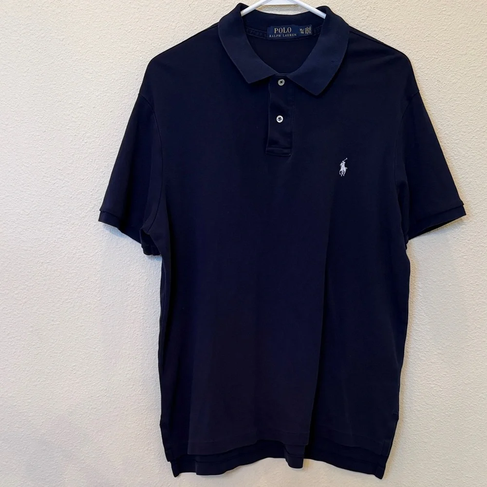 Polo by Ralph Lauren Men's Classic Navy Polo Shirt Size XL